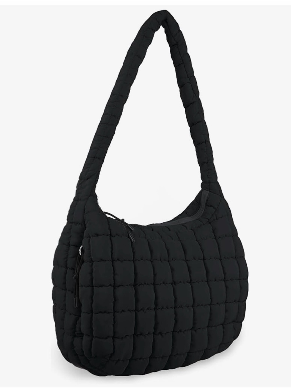 NWT - Quilted Shoulder Hobo Bag in Black